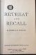 Retreat and Recall A Novel of the American Revolution by Joseph G. E. Hopkins HBDJ 1st
