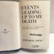 Events Leading Up To My Death HOWARD K. SMITH 1996 Stated First Ed., 1st Printing