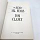 The Sum of All Fears TOM CLANCY 1991 HBDJ 1st Printing