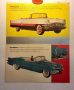 1955 Convertible Cars ad: Ford, Chevrolet, Packard, Cadillac , COOL and SWELL! 9 X 12